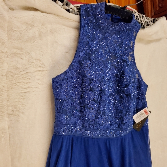 Ball/prom  Gown size 16W royal blue, - Picture 1 of 7